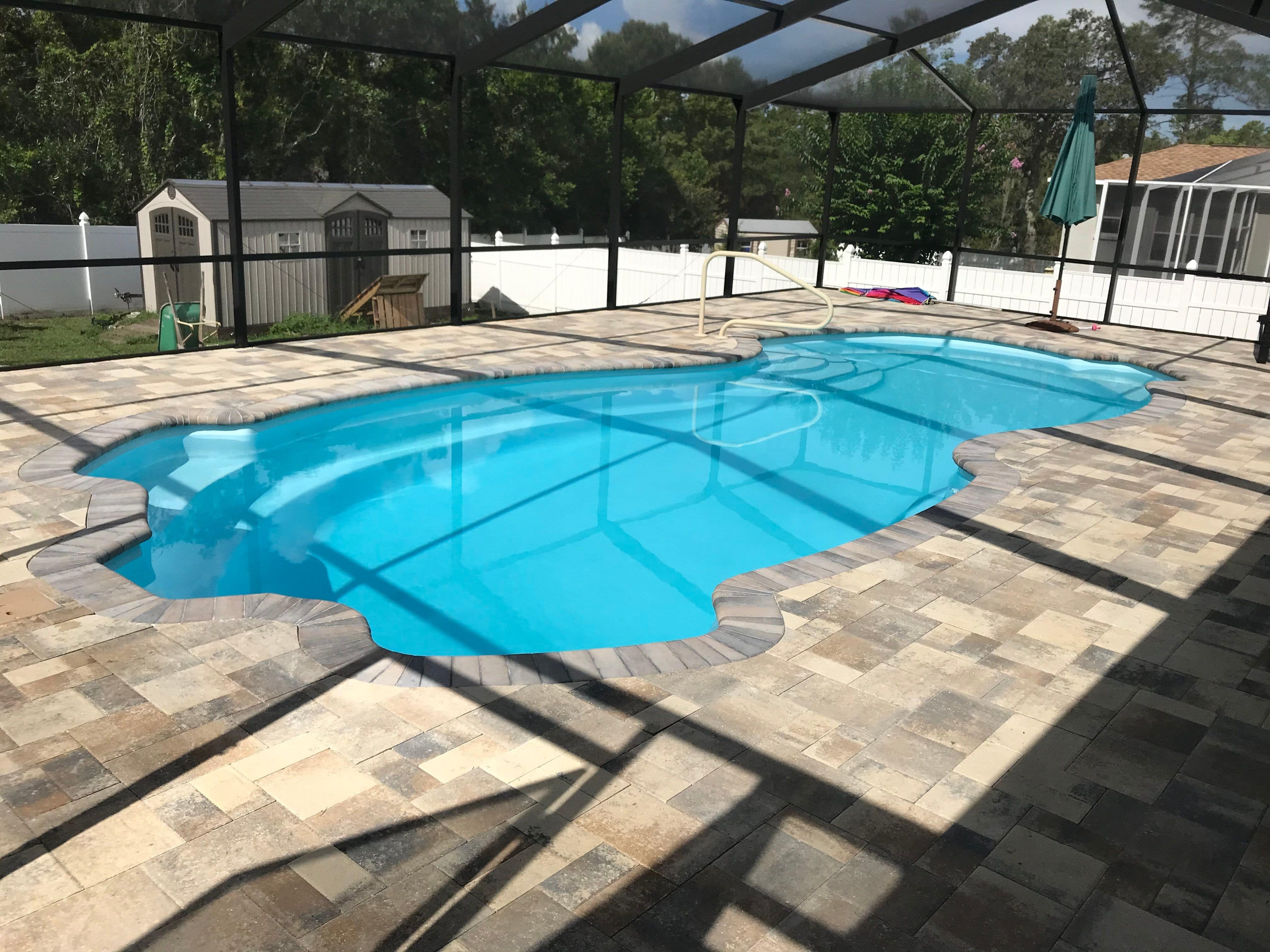 Swimming Pool Installation  by Trinity Pools, Inc. in Hernando & Citrus County Florida