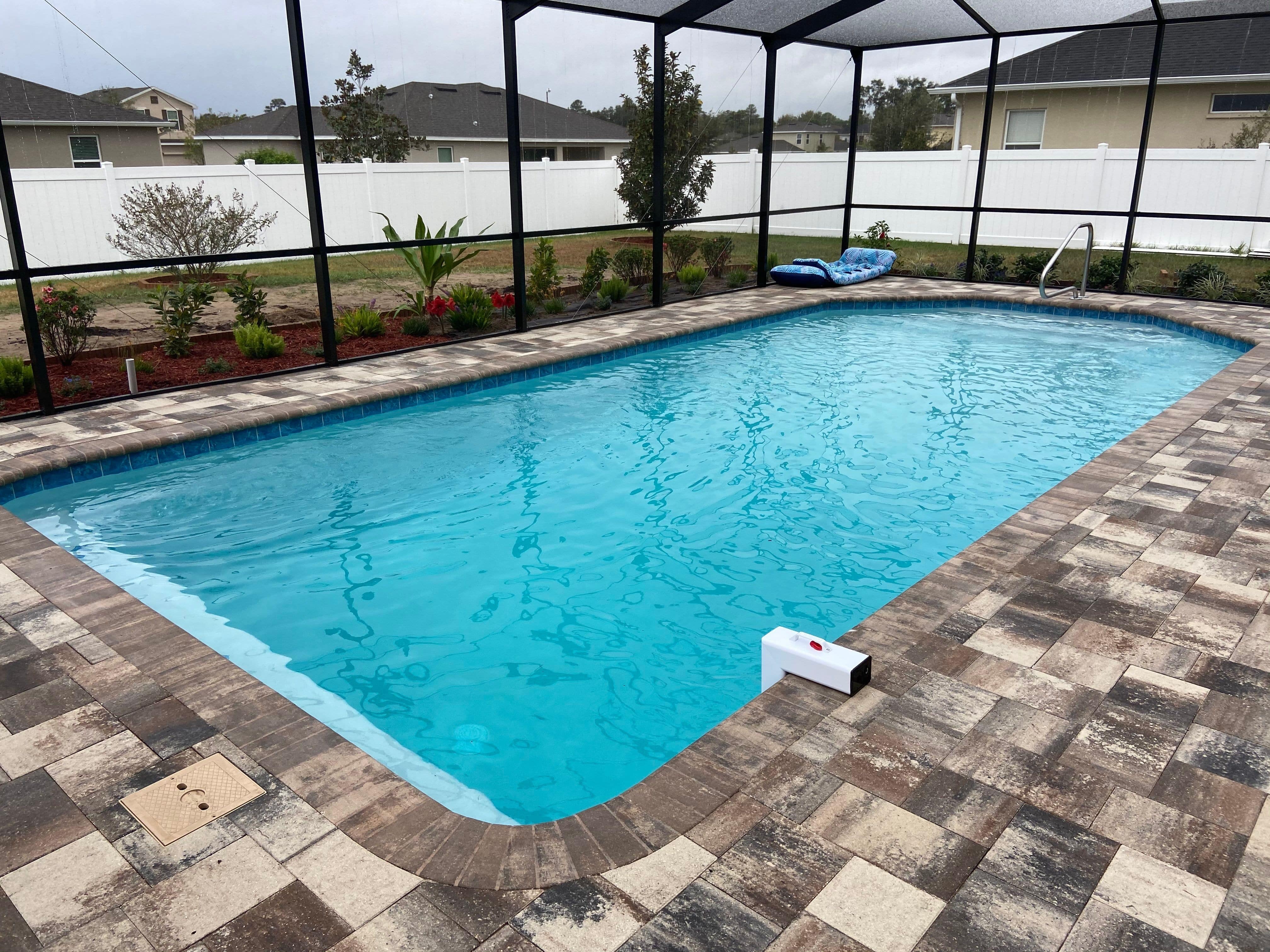 Inground swimming Pool installation by Trinity Pools, Inc. in Hernando & Citrus County FL.