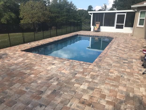 Swimming pool installation in Spring Hill, FL by Trinity Pools, Inc. 5 Weeks Start To Finish!